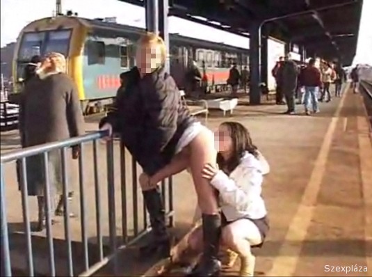 Nyilvános szex a budapesti vasútállomáson