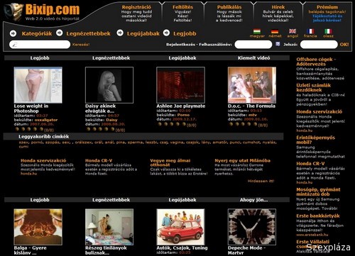 Bixip.com videómegosztó szexvideó és hírajánló