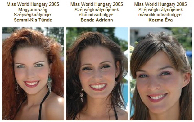 A Miss World Hungary 2005