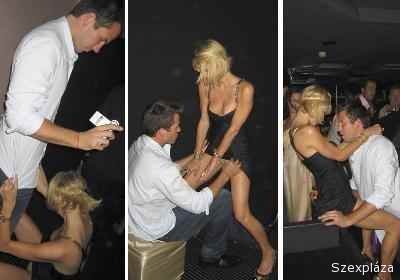 Paris Hilton kamera előtt nyilvánosan izgatta pasiját