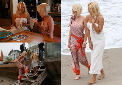 Pamela Anderson Malibun kényeztette Labancz Lillát