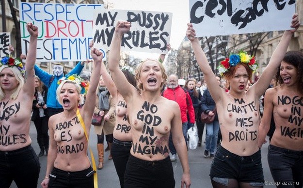 Femen a német tömeges erőszak ellen
